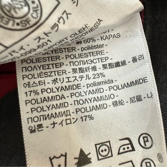 Levi’s Straight Fit Jeans High Waisted Womens 30 Black - Picture 9 of 10